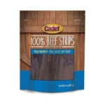 Cadet 100% Beef Strips Dog Treats, Single Ingredient Beef Esophagus
