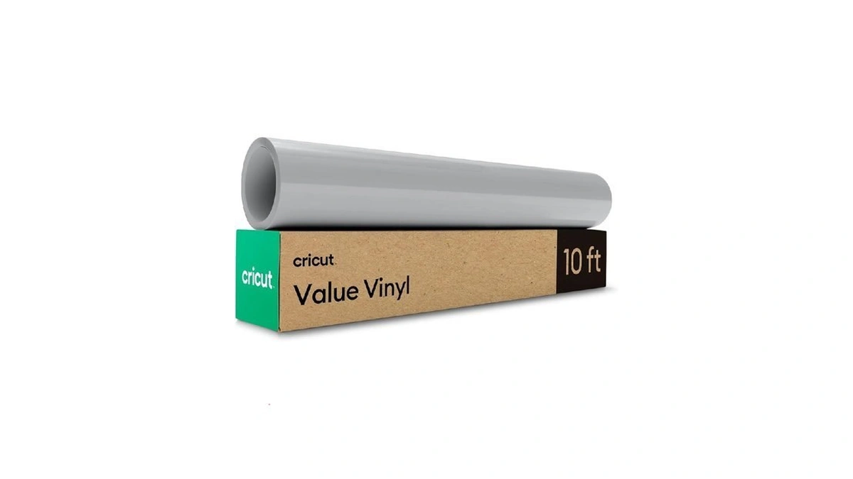 Cricut Value Permanent Vinyl, Gray (12 In X 10 Ft)