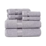 Lavish Home 6 Piece Bathroom Towels Set - 625gsm 100%
