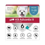 K9 Advantix Ii Medium Dog Vet-recommended Flea, Tick & Mosquito