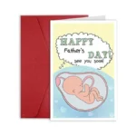 Sweet Expecting Fathers Day Card Gift For Dad To Be,
