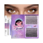 320pcs Lash Clusters Kit, 10-16mm 30d 40d Eyelash Extension Kit