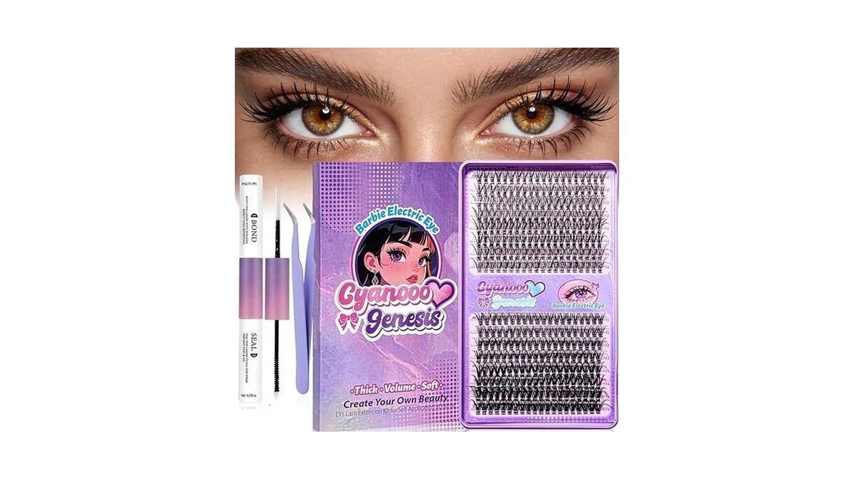 320pcs Lash Clusters Kit, 10-16mm 30d 40d Eyelash Extension Kit
