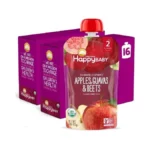 Happy Baby Organics Stage 2 Baby Food Pouches, Gluten Free,