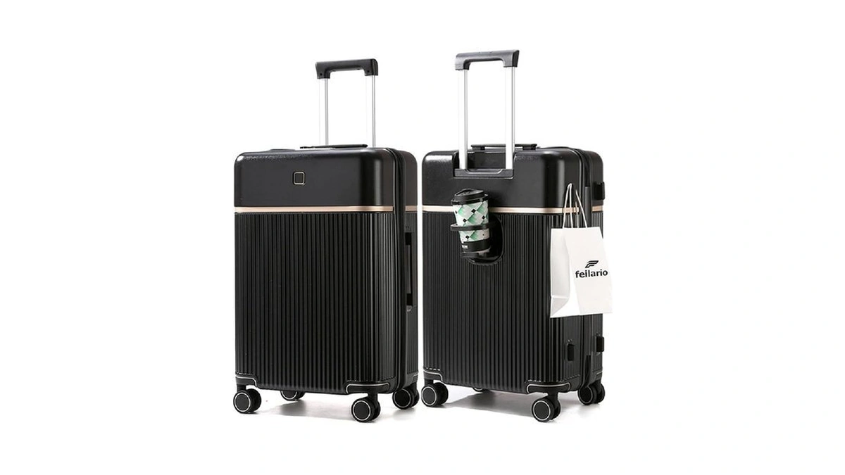 Feilario 20in Pc Hard Shell Carry On Luggage Airline Approved
