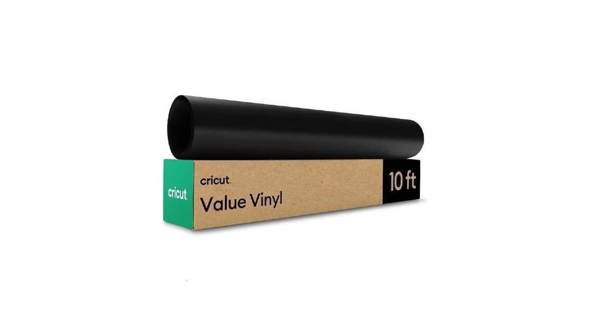Cricut® Value Removable Vinyl, Black (12 In X 10 Ft)