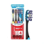 Colgate 360 Advanced Floss Tip Soft Bristle Toothbrush, 17x Thinner