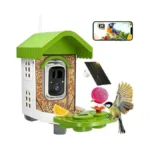 Neezukar Bird Feeder With Camera Solar Powered, Smart Bird Feeder