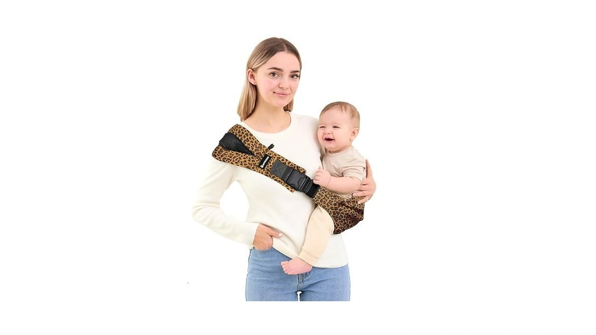 Auyeazgo Toddler Sling Carrier - Premium Cotton, Expandable & Ergonomic,