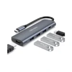 Usb C Hub Multiport Adapter, Vkusra 5 In 1 Dongle