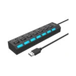 Multi Port Splitter, 7 Port Usb 2.0 Hub, Usb A