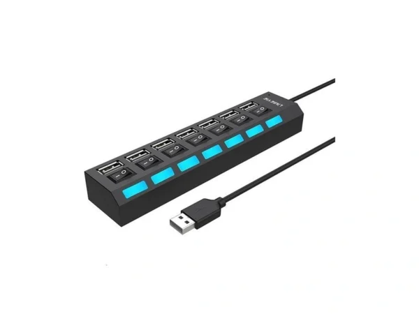 Multi Port Splitter, 7 Port Usb 2.0 Hub, Usb A