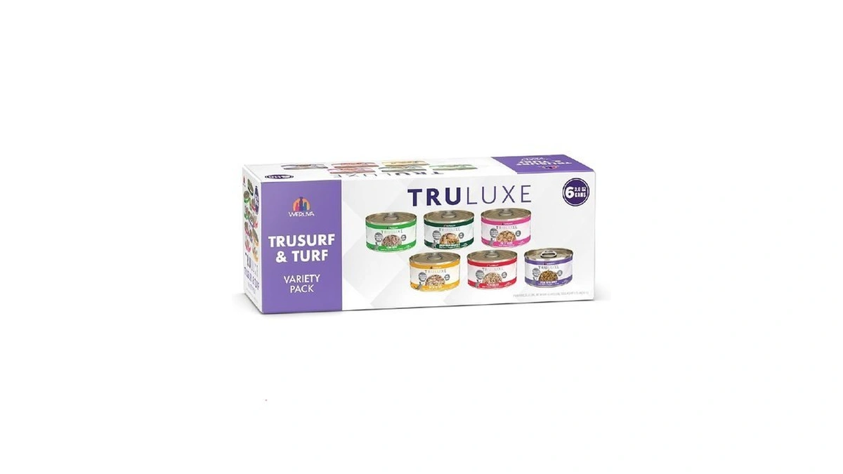 Weruva Truluxe Cat Food, Trusurf And Turf Trial Variety Pack,