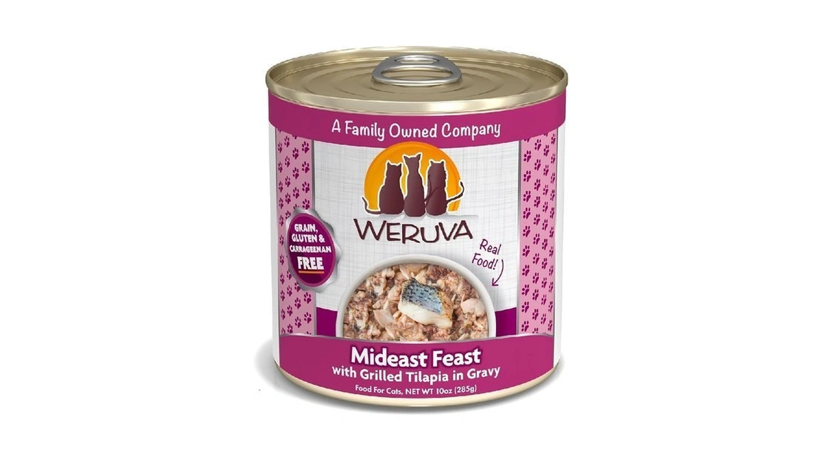 Weruva Classic Cat Food, Mideast Feast With Grilled Tilapia In