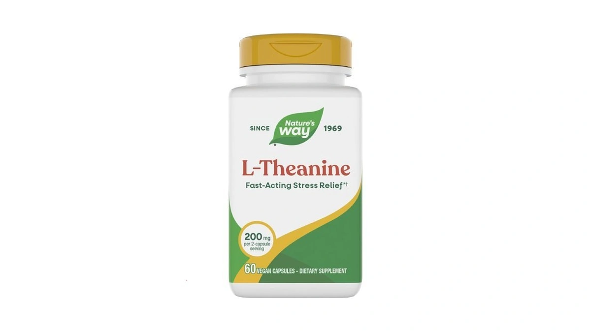 Nature's Way L-theanine, Stress Support*, Promotes Relaxation*, 200 Mg Per