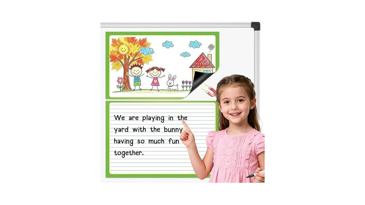 Laffunz Giant Magnetic Draw & Write Journal Chart For Kids,