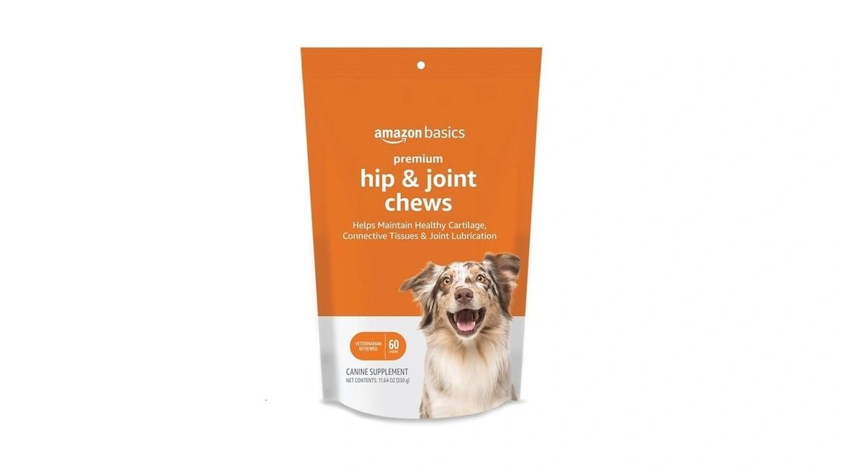 Amazon Basics Premium Dog Hip & Joint Supplement Chews With