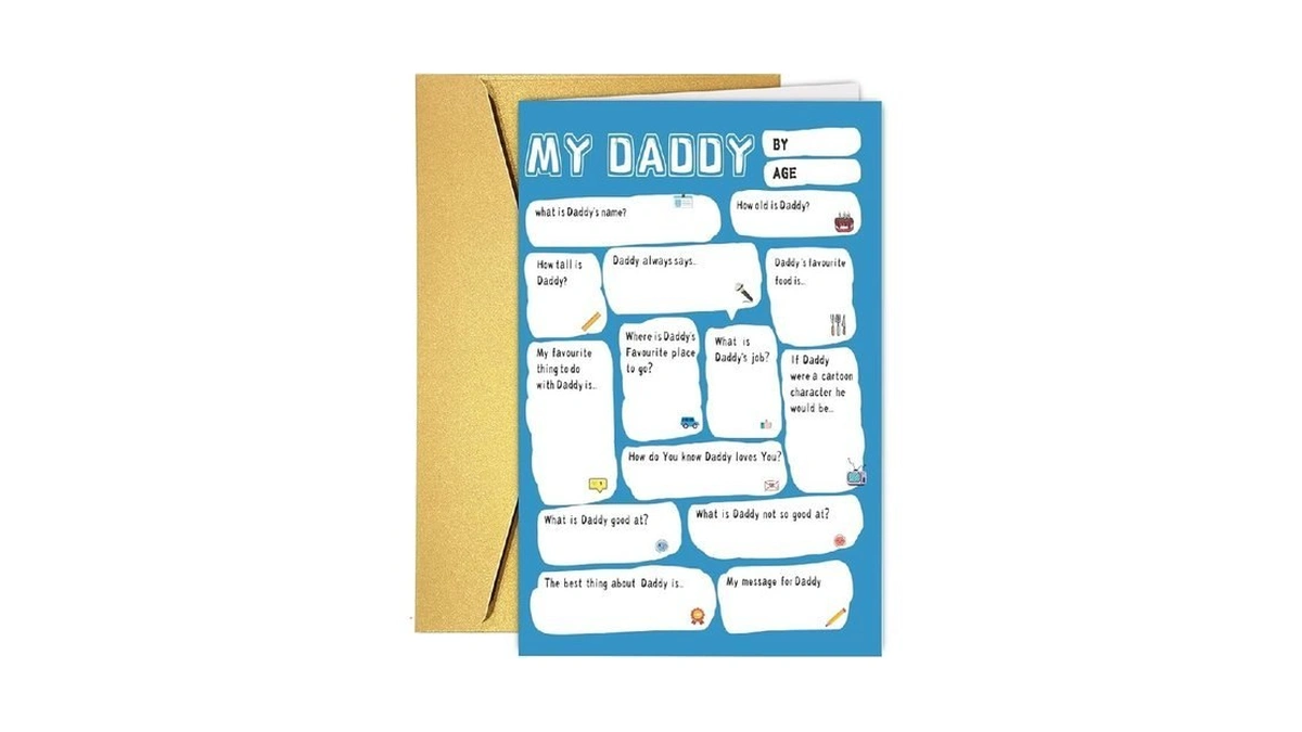 Uuefktn Fathers Day Card Gifts,cute Daddy Birthday Card Gift From