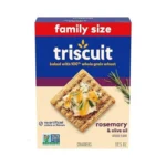 Triscuit Rosemary & Olive Oil Whole Grain Wheat Crackers, Lunch