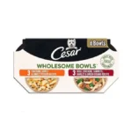 Cesar Wholesome Bowls Adult Wet Dog Food, Beef, Chicken, Carrots,