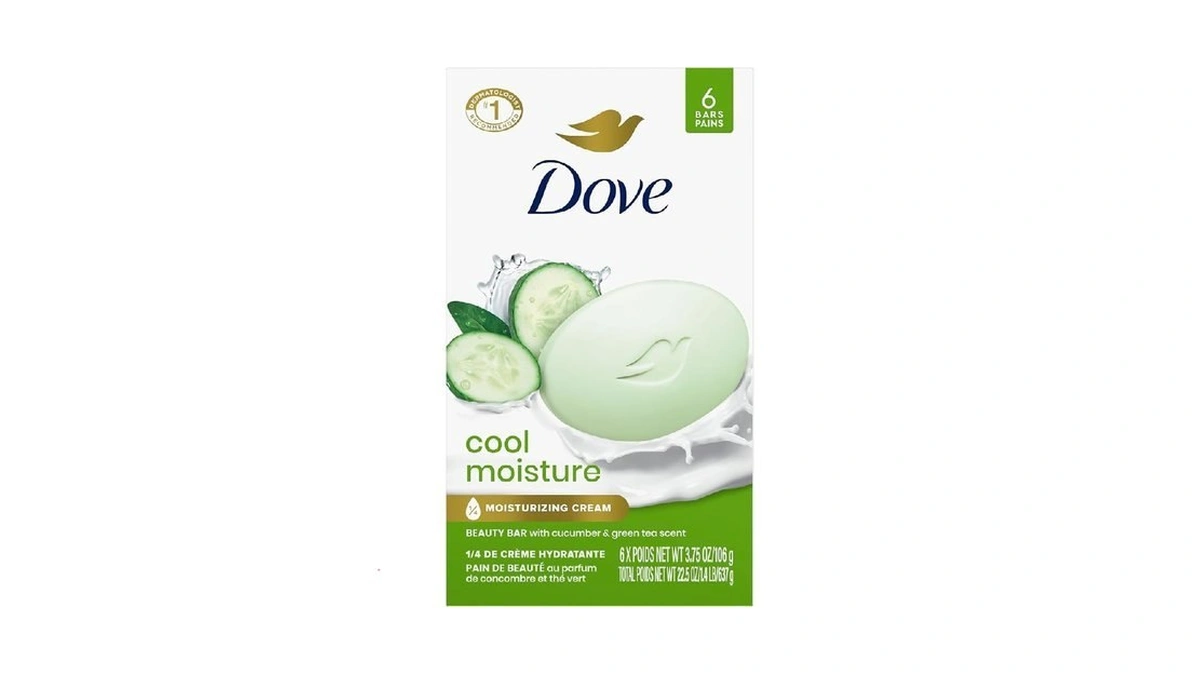 Dove Beauty Bar Soap Cool Moisture Cucumber & Green Tea