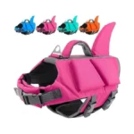 Fragralley Shark Fin Dog Life Jacket With Extra Foam, High