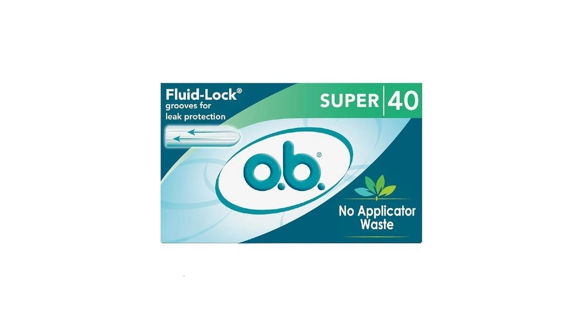 O.b. Tampons No Applicator, Fragrance-free - 40ct | Applicator-free Tampons