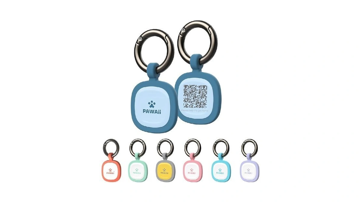 Pawaii Silent Silicone Dog Id Tag, Modifiable Pet Online Profile