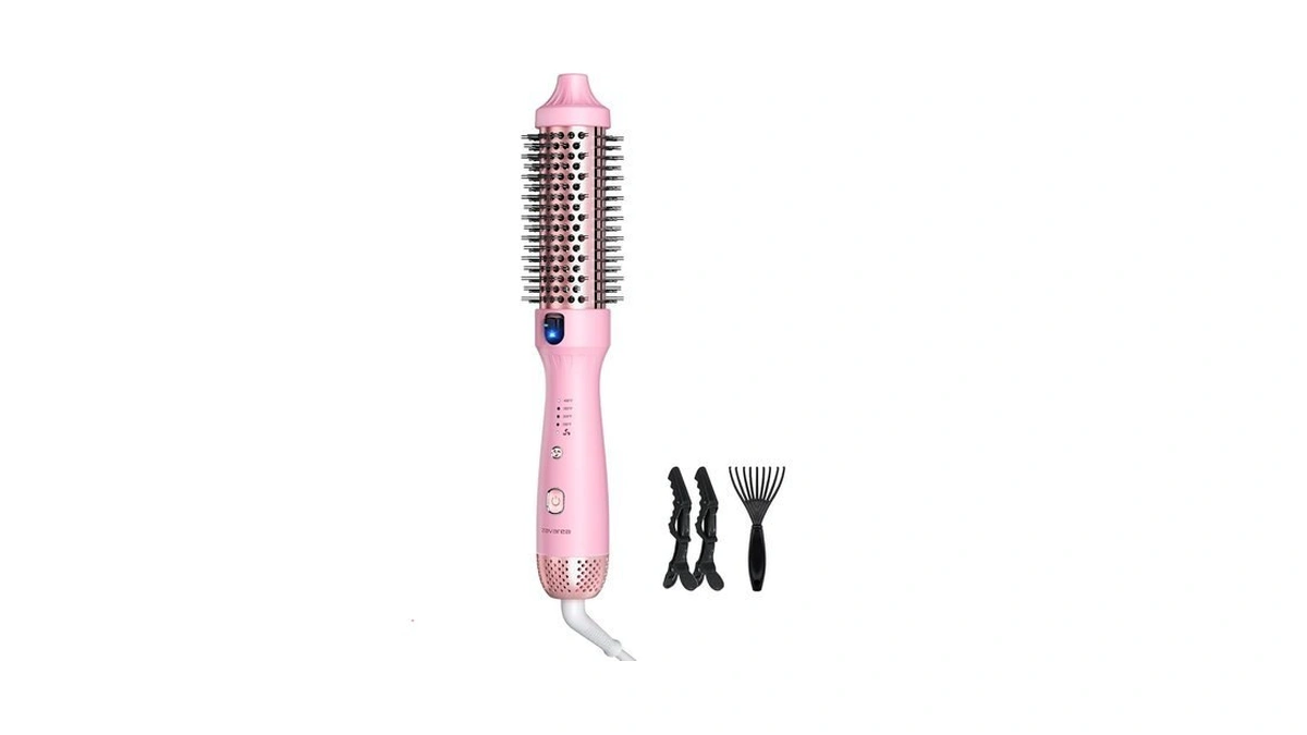 Zavarea Thermal Brush, 1.5 Inch Heated Round Brush Stylers, 800m