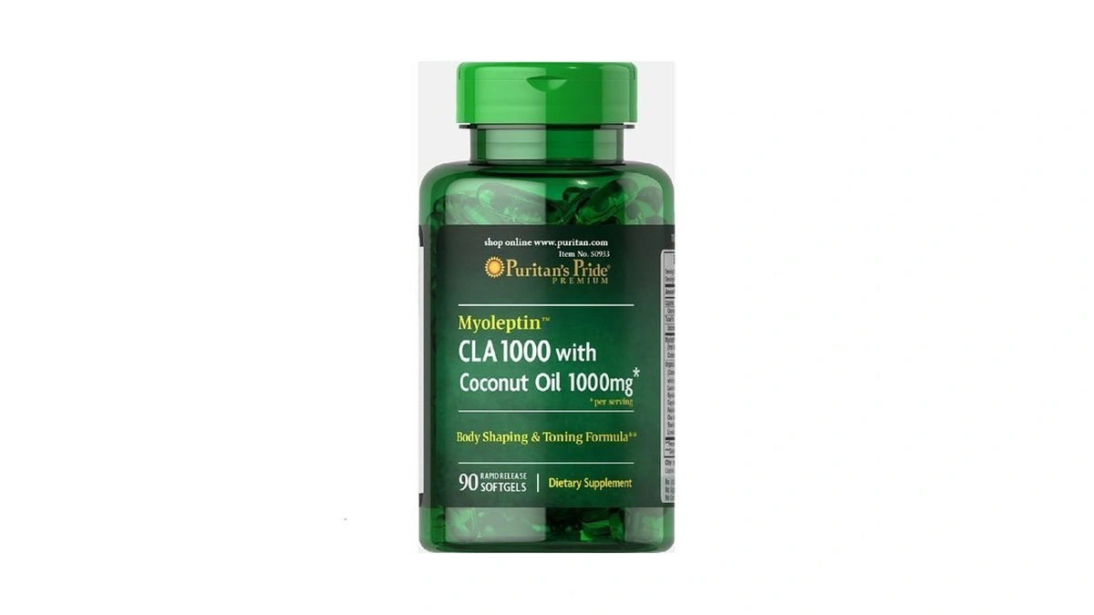Puritan's Pride Myoleptin Cla 1000 With Coconut Oil-90 Softgels