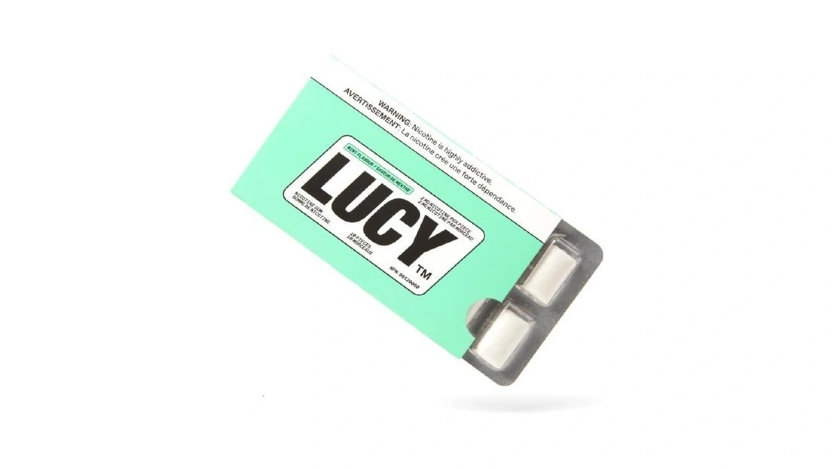 Lucy™ Nicotine Gum 2mg, 100 Count, Mint - Health Canada
