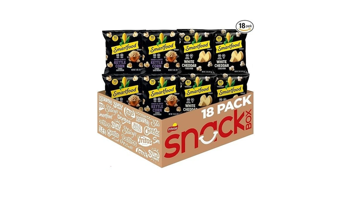 Smartfood Popcorn, Variety Pack, 0.5 Ounce (pack Of 18)