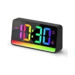 Alanas 7" Rgb Alarm Clock For Bedrooms, Dynamic Color Mood