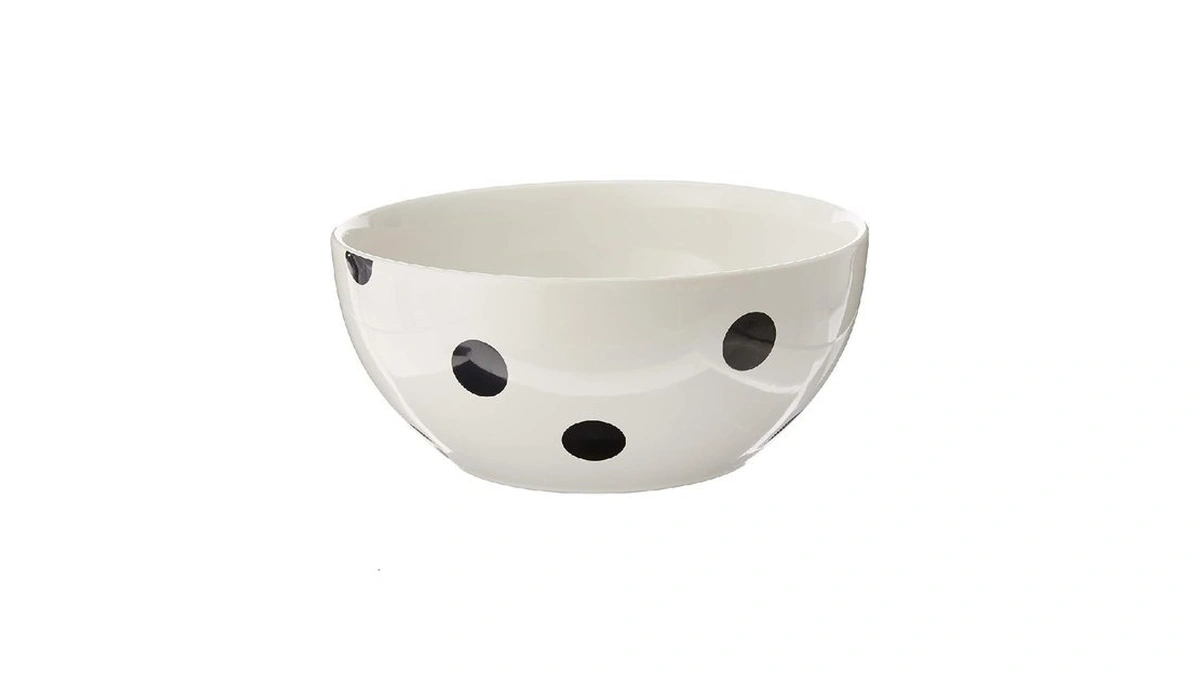 Kate Spade New York Deco Dot Medium Serving Bowl, 2.78