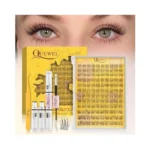 Quewel Natural Lash Clusters Kit Soft 120pcs Fairy Lash Clusters