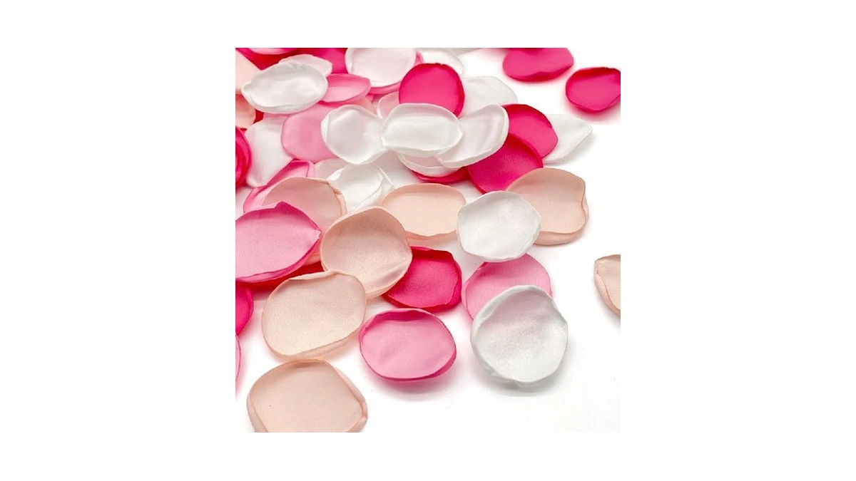 400pcs Rose Petals For Wedding Decor Blush Pink Silk Petals