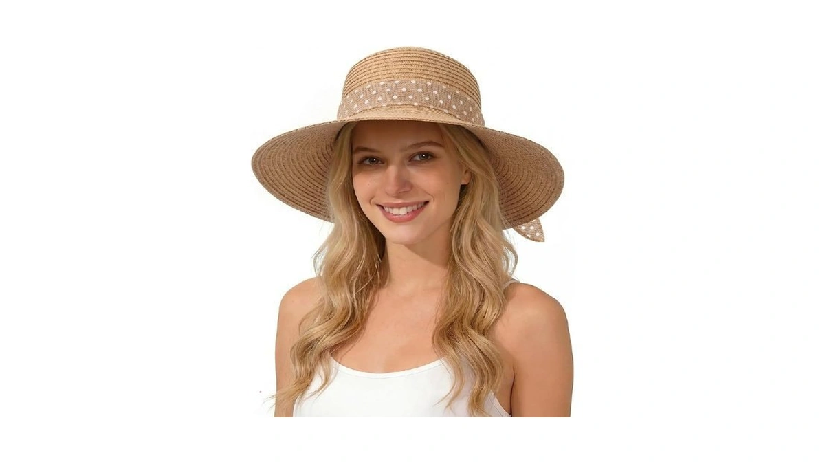 Senker Fashion Sun Hats For Women Uv Protection, Wide Brim