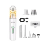 Martisan Portable Car Vacuum, 20,000pa Suction With Strong Bldc Turbo,