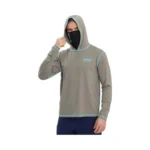 Mens Fishing Shirts,long Sleeve Rash Guard Hooded Shirt With Mask