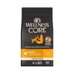 Wellness Core Puppy Dry Dog Food, Grain Free Kibble, Natural,