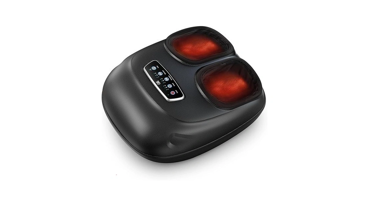 Cili Shiatsu Foot Massager With Heat, Electric Feet Massager Machine