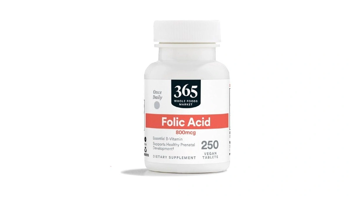 365 By Whole Foods Market, Folic Acid 800mcg, Vegan, 250