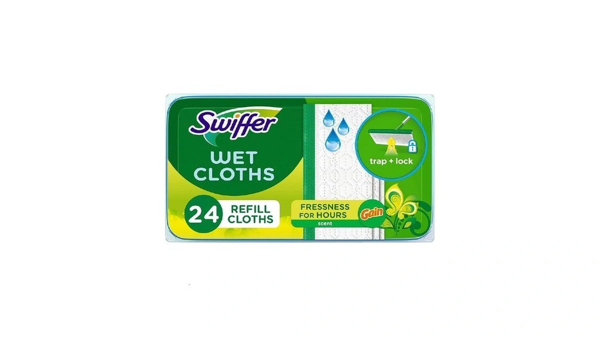 Swiffer Sweep + Mop, Wet Pads Refill, Floor Cleaner For