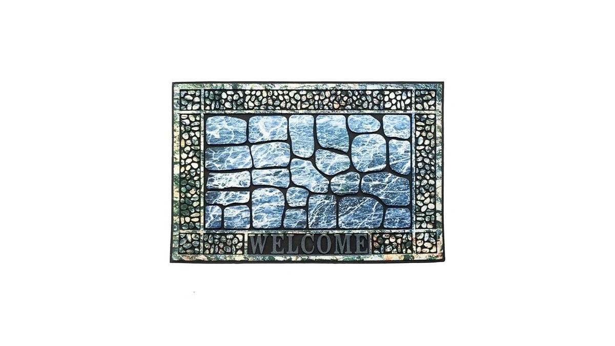 Door Mat Welcome Mat, Heavy Duty Door Mat 17.7 X