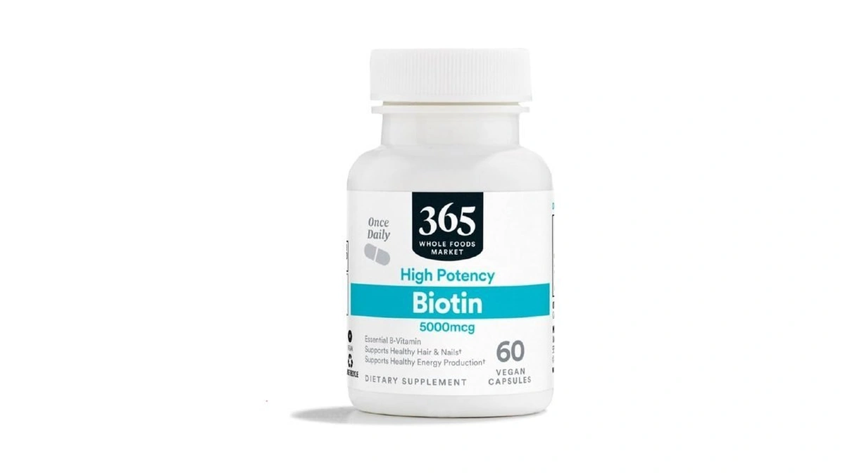 365 By Whole Foods Market, High-potency Biotin 5000mcg, Vegan, 60