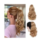 Mychanson 16 Inch Ponytail Extension Drawstring Ponytail For Women Curly
