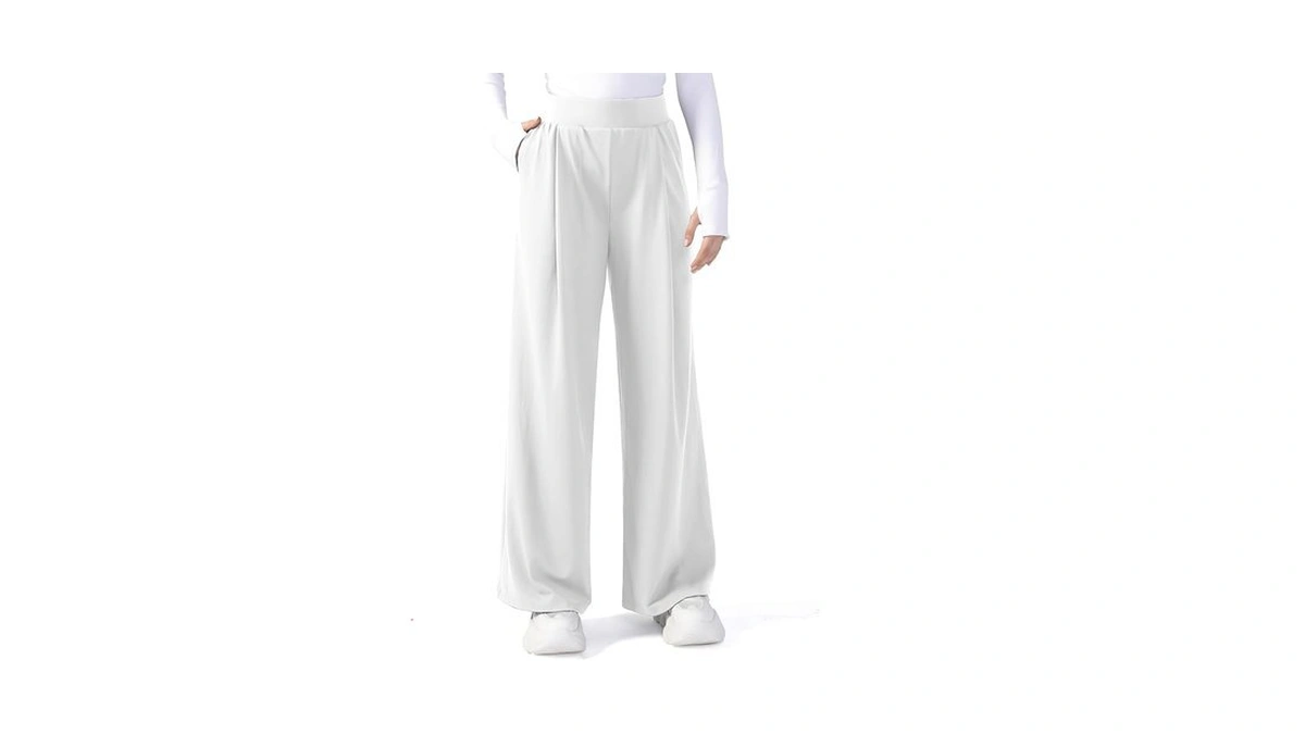 Joycatch Womens Wide Leg Yoga Dress Pants Buttery Soft High