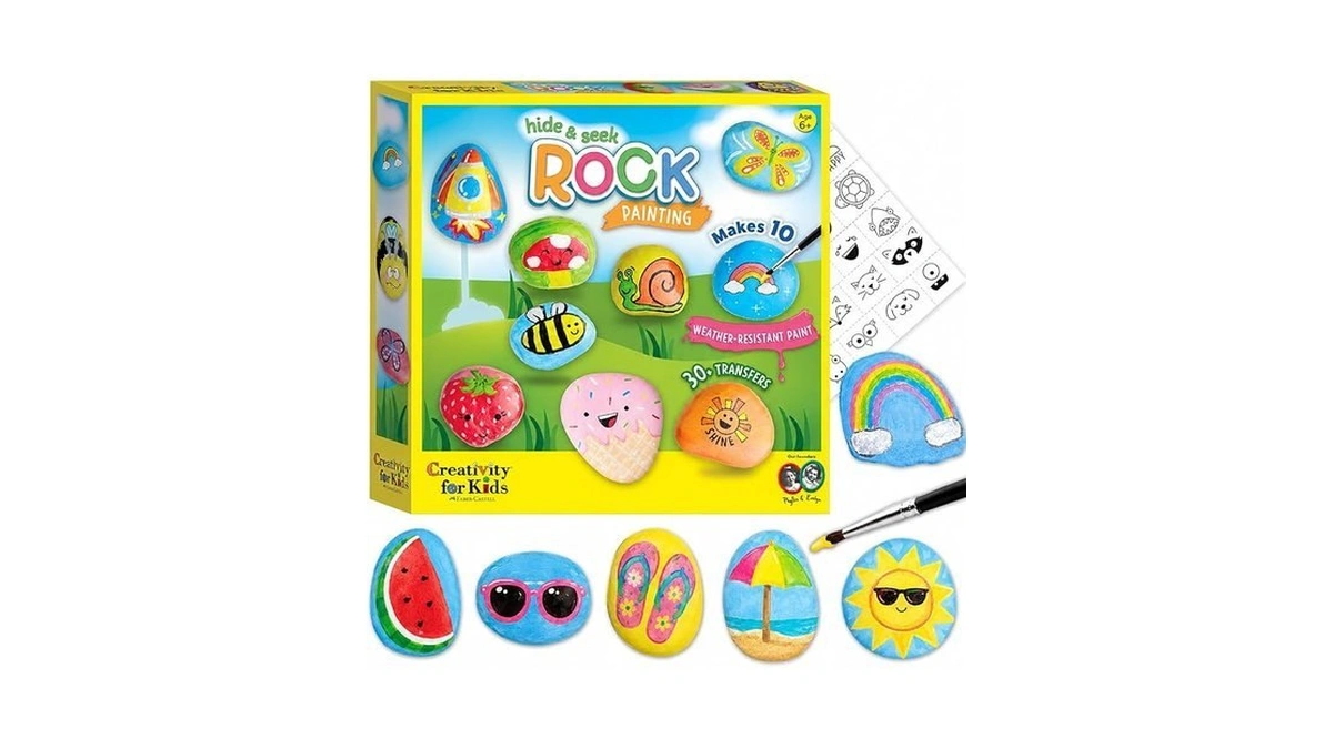 Creativity For Kids Rock Painting Kit - Hide And Seek
