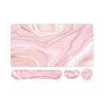 Keyboard Mouse Pad Set, Extended Mouse Pad+keyboard Wrist Rest Support,