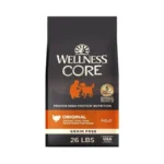 Wellness Core Adult Dry Dog Food, Grain Free Kibble, Natural,